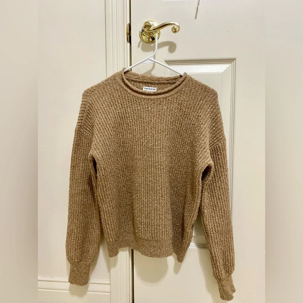 The Seawool® Crewneck Sweater in Brown - Picture 2 of 4